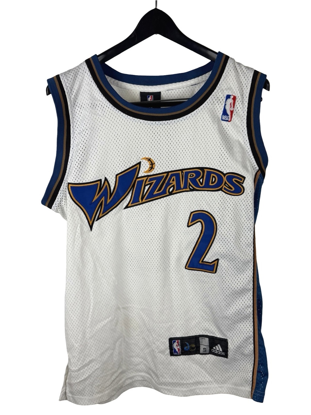 Vintage Adidas Washington Wizards John Wall Stitched Rookie Jersey Size S